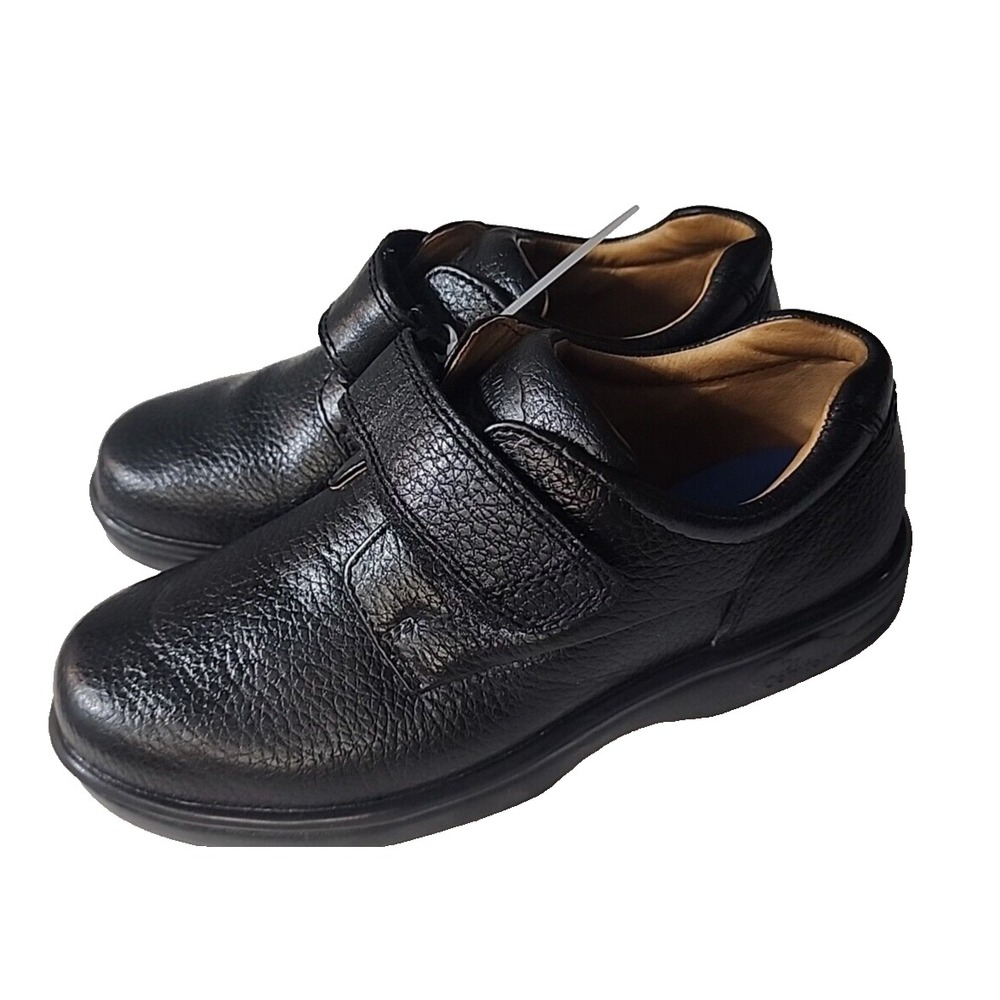 Dr Comfort Maggy Black Women's Shoes Leather Self-adjustable 5.5 M